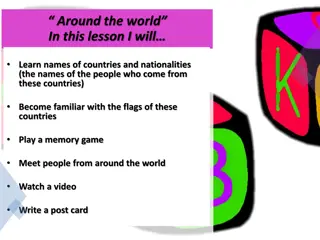 Explore Countries and Nationalities Around the World in this Fun Lesson