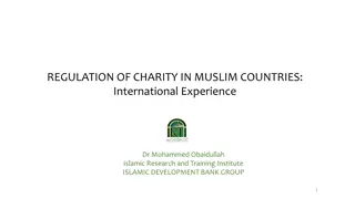 Regulation of Charity in Muslim Countries: Insights and Comparisons