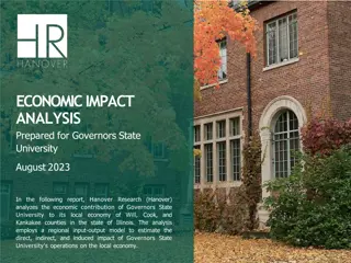 Economic Impact Analysis of Governors State University in Illinois