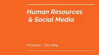 Advantages and Disadvantages of Social Media in Human Resources