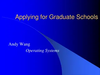 Demystifying Graduate School: Financial Aid, Opportunities, and Realities
