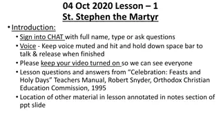 Unveiling the Story of St. Stephen the Martyr