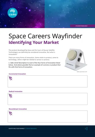 Innovation Forms and Market Identification Tips