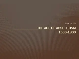 Impact of Reformations on Europe: Rise of Absolutism and Magna Carta