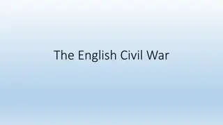 The English Civil War and the Birth of the Commonwealth