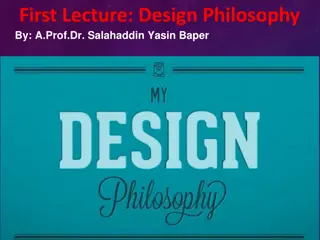 Design Philosophy and Process in Architectural Engineering