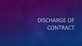 Discharge of Contract: Definition and Modes of Termination
