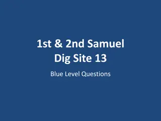 David's Encounter at Nob: Questions and Answers
