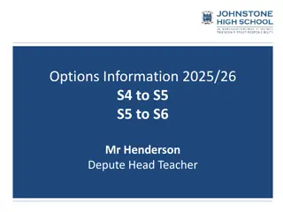 Selecting Courses & Achieving Goals: Curriculum & Support Overview