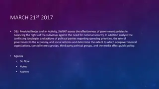Analyzing Government Policies, Political Parties, and Media Influence