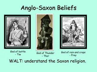 Anglo-Saxon Pagan Beliefs and Gods