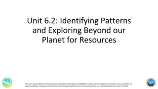 Exploring Beyond: Identifying Patterns in Planetary Resources