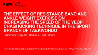 Effect of Resistance Band and Ankle Weight Exercise on Yeop Chagi Kicking Technique Speed