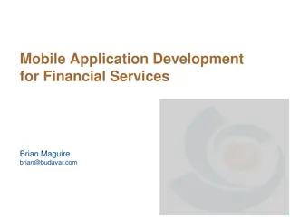 Evolution of Mobile Applications in Financial Services