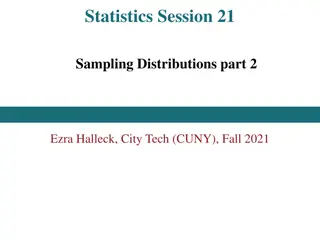 Sampling Distributions and Errors in Opinion Polls