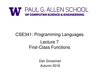 Introduction to Functional Programming Concepts