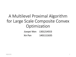 Multilevel Proximal Algorithm for Large-Scale Composite Convex Optimization