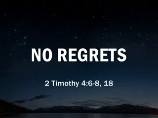 Importance of Repentance and Avoiding Regrets in Life