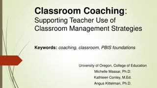 Effective Classroom Coaching Strategies for Teacher Support