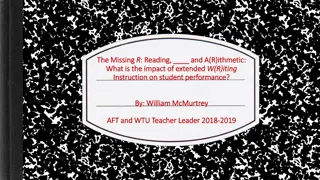 Impact of Extended Writing Instruction on Student Performance