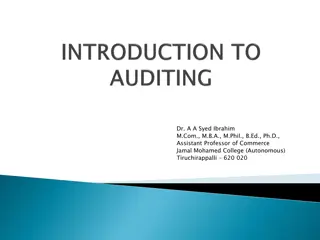 Insight into the Evolution and Significance of Auditing in Commerce