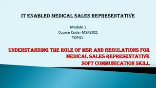 Essential Skills for Pharmaceutical Sales Representatives