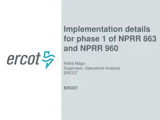 ERCOT Fast Frequency Response Implementation Details NPRR 863 and NPRR 960