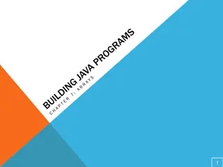 Array Indexing, Manipulation, and Traversal in Java
