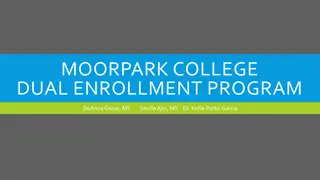 Moorpark College Dual Enrollment Program Overview