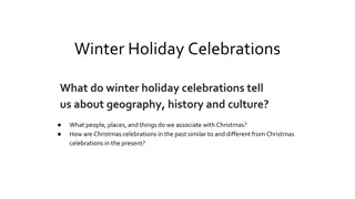 Exploring Winter Holiday Celebrations: Christmas Traditions & History