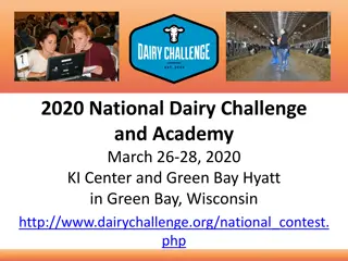2020 National Dairy Challenge and Academy Details