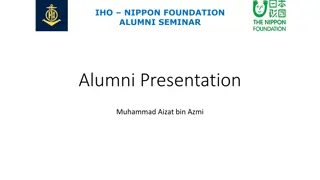 IHO Nippon Foundation Alumni Seminar by Muhammad Aizat Azmi