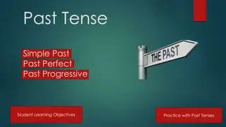 Mastering Past Tenses: Practice and Learning Objectives