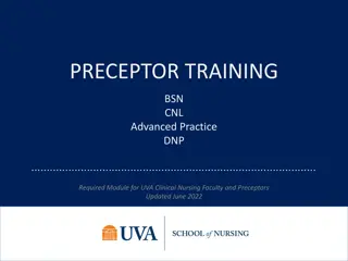 Virginia Board of Nursing Regulations for Clinical Preceptor Use