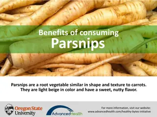 Health Benefits of Consuming Parsnips: Nutritious Root Vegetable