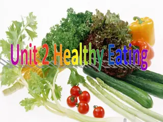 Discovering the Importance of Healthy Eating Habits