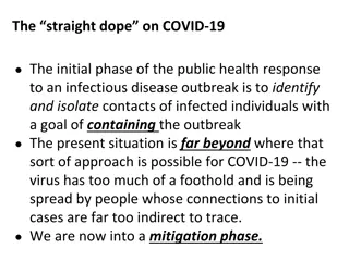 Mitigation Measures for COVID-19 Outbreak