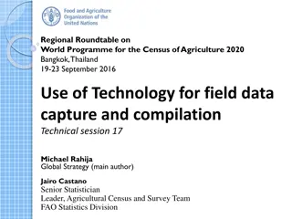 Advantages and Disadvantages of CAPI Technology in Agricultural Census
