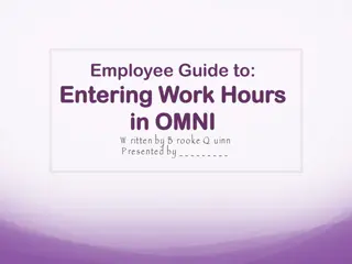 Employee Guide to Entering Work Hours in OMNI - How-To Steps and Important Reminders