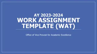 Academic Work Assignment Template 2023-2024 Guide