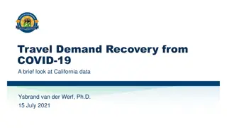 California Travel Data Analysis for COVID-19 Recovery Trends