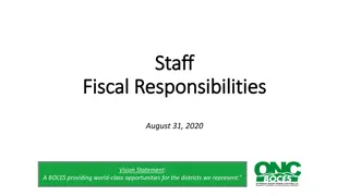 BOCES Fiscal Responsibilities Overview and Tools