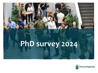 Insights from PhD Survey 2024