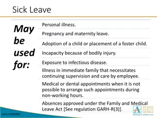 Sick Leave Policy Guidelines for Employees