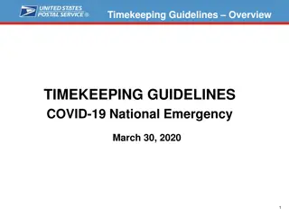 Emergency Timekeeping Guidelines during COVID-19 National Crisis