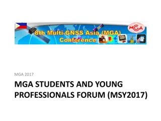 GNSS Activities in Asia-Pacific: MGA 2017 Students & Young Professionals Forum