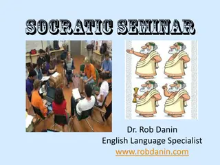 Socratic Seminars and Their Benefits in Education