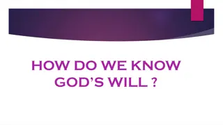 God's Will through the Wesleyan Quadrilateral