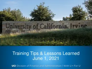 Effective Training Tips & Announcements for June 2021