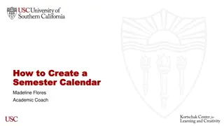 Effective Semester Calendar for Time Management Strategies